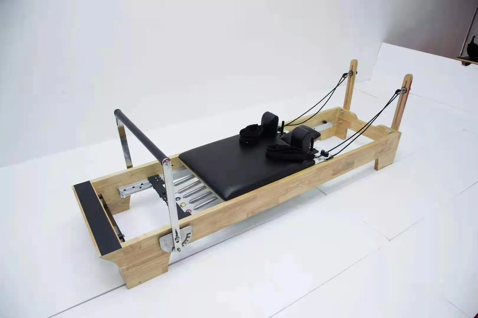 2021 Fitness Solid Maple Wood Yoga Training Home Pilate Reformer with Tower