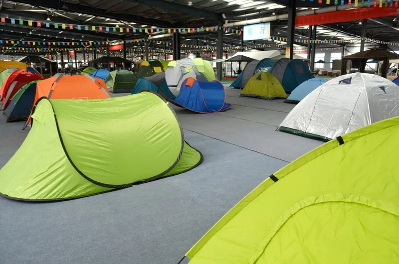 4 Persons Single Layer Outdoor Folding Camping Tent (EDT-010B)