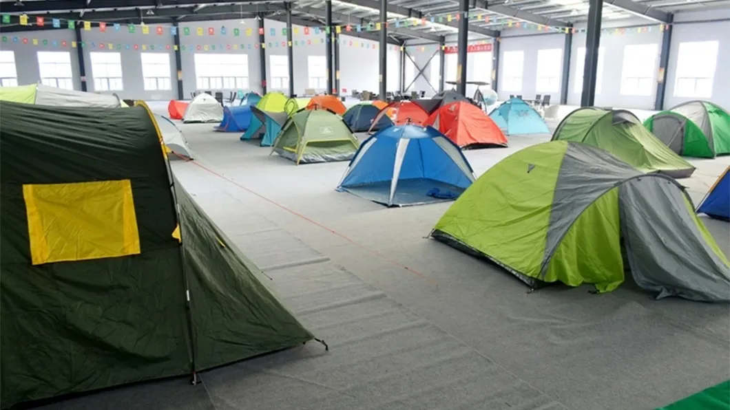 4 Persons Single Layer Outdoor Folding Camping Tent (EDT-010B)