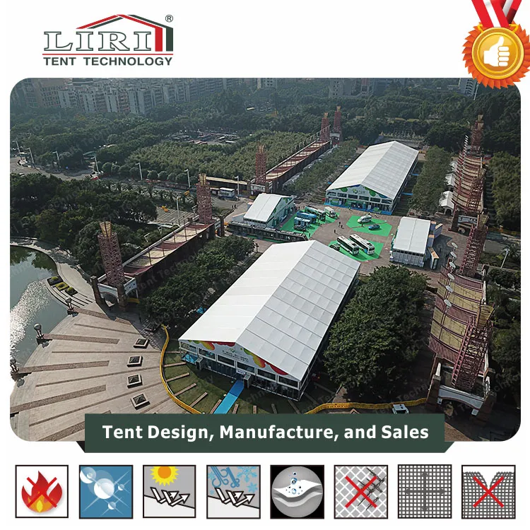 40m 50m Width Huge Aluminum Exhibition Tent