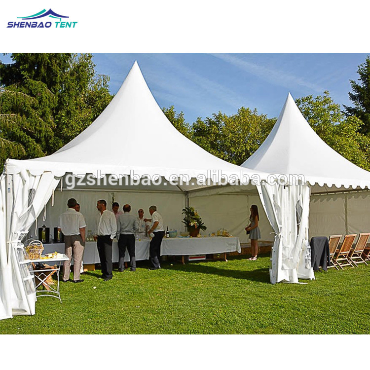 5*5m Outdoor Exhibition Event Fair Gazebo Pagoda Tent for Booth Summer Tent 2 Years Aluminum Alloy Profile Extruded 100km /Hour