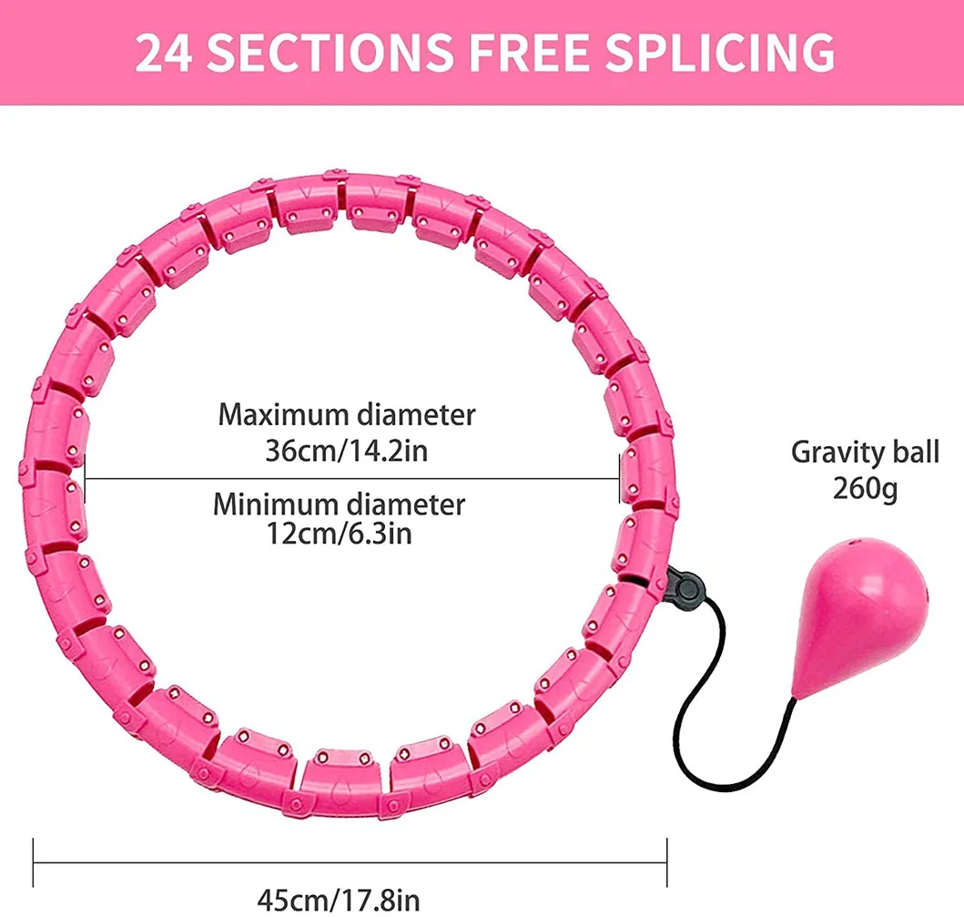 5 Lb Bacchon Ke Liye Smart Steel Fitness Weighted Hula-Hoop