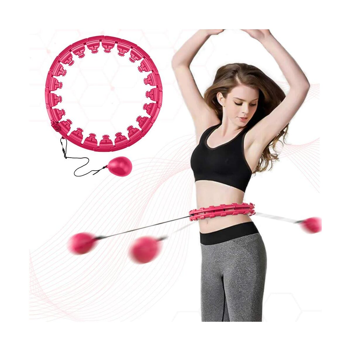 5 Lb Bacchon Ke Liye Smart Steel Fitness Weighted Hula-Hoop