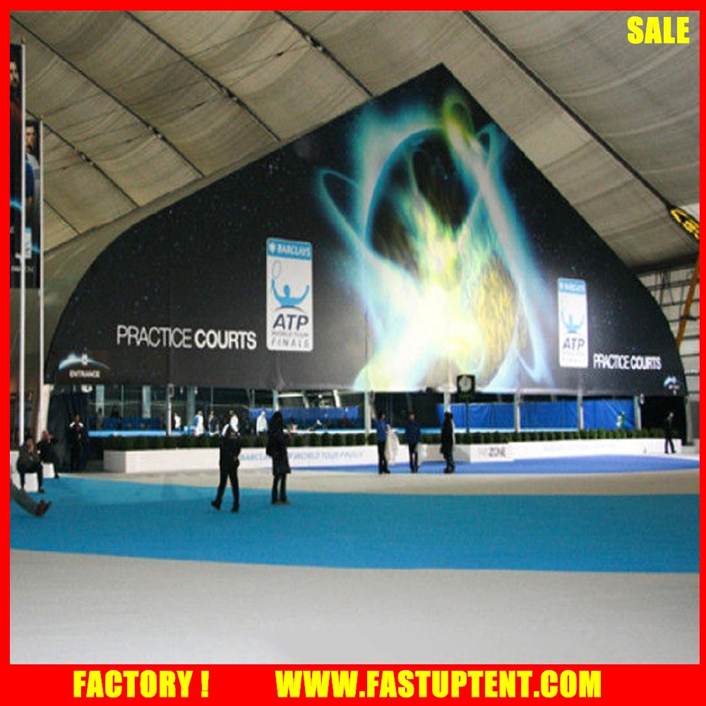 500 People Curved Outdoor Party Tents 20m 40m Wind Load 100km H