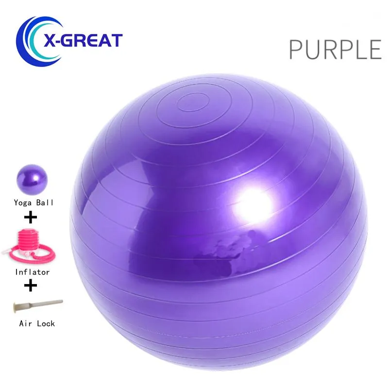 55cm 65cm 75cm Yoga Ball Explosion-Proof 55cm 65cm 75cm PVC Yoga Ball for Women