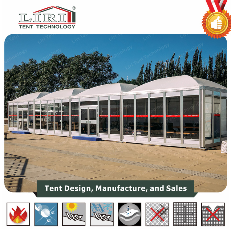 5X5m Luxury Buffet Marquee Tent for Poker with Clear Window