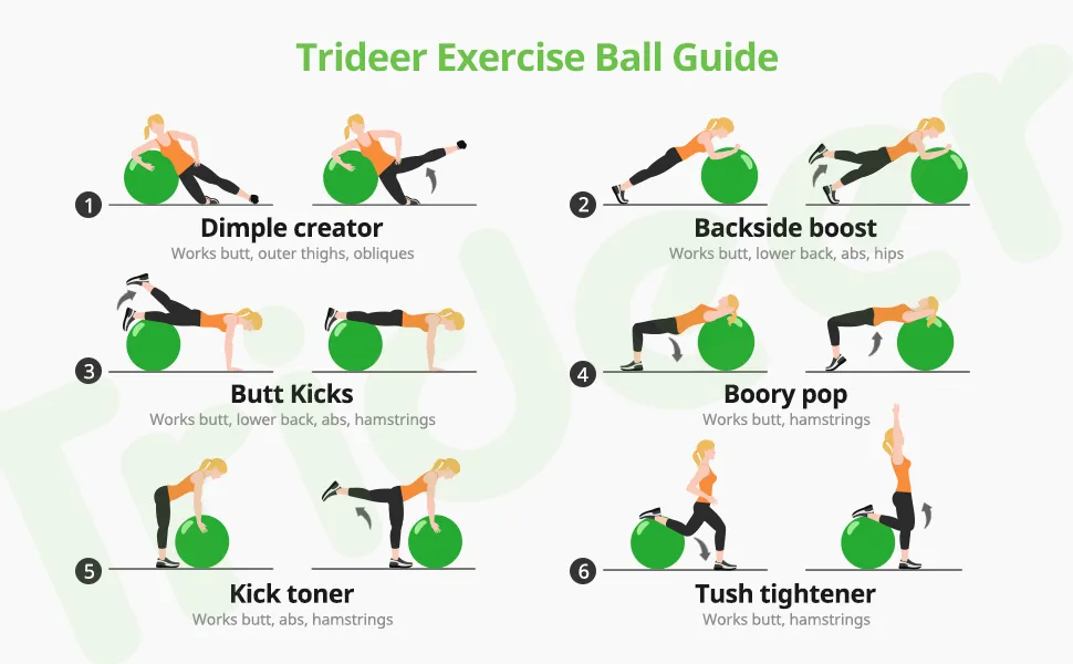 65cm Hot Sale Workout Home Gym Yoga Ball for Wholesale