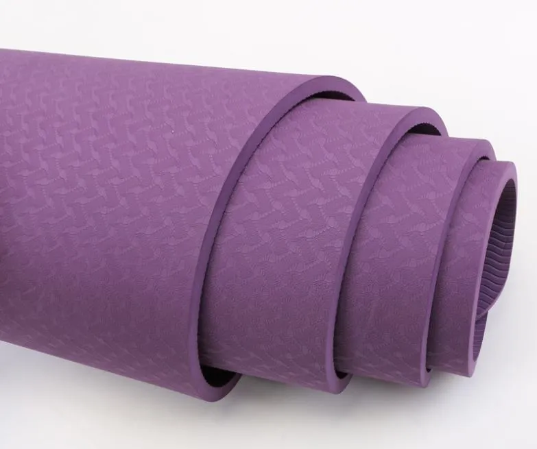 6mm TPE Yoga Mat Custom Logo Yoga Matt Eco Friendly Durable Yoga Mat