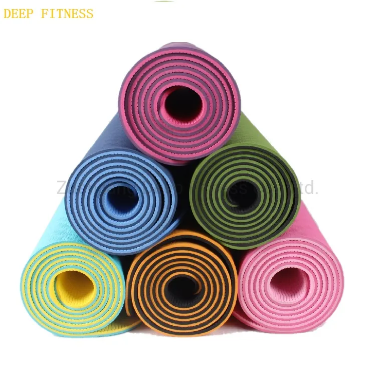 6mm TPE Yoga Mat Custom Logo Yoga Matt Eco Friendly Durable Yoga Mat