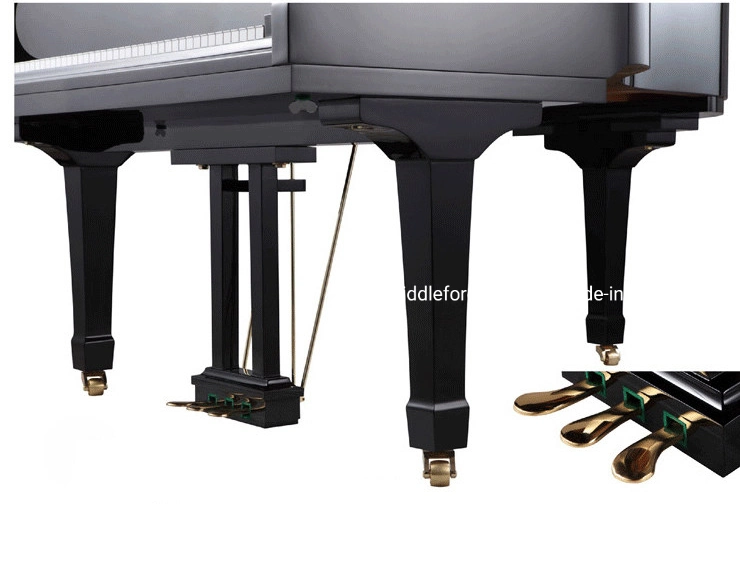 Acoustic Black Glossy Grand Piano Gp-152e