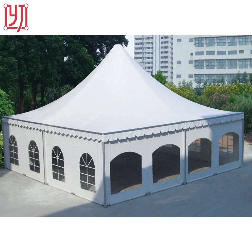 Aluminum Frame Beautiful 3X3 4X4 5X5 6X6m Pagoda Marquee Tent for Wedding Party