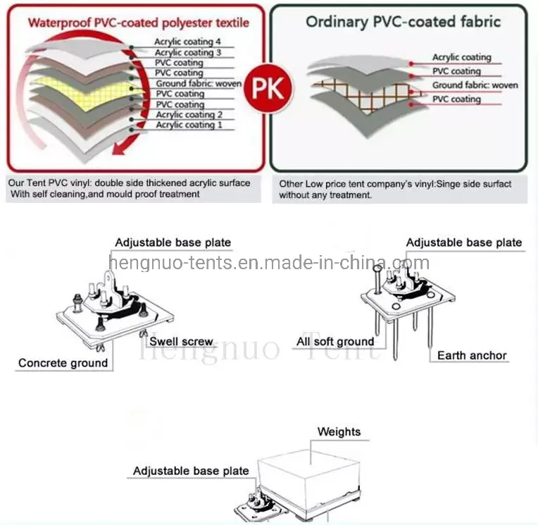 Aluminum PVC Gazebo Pinnacle Pagoda Tent for Party Event