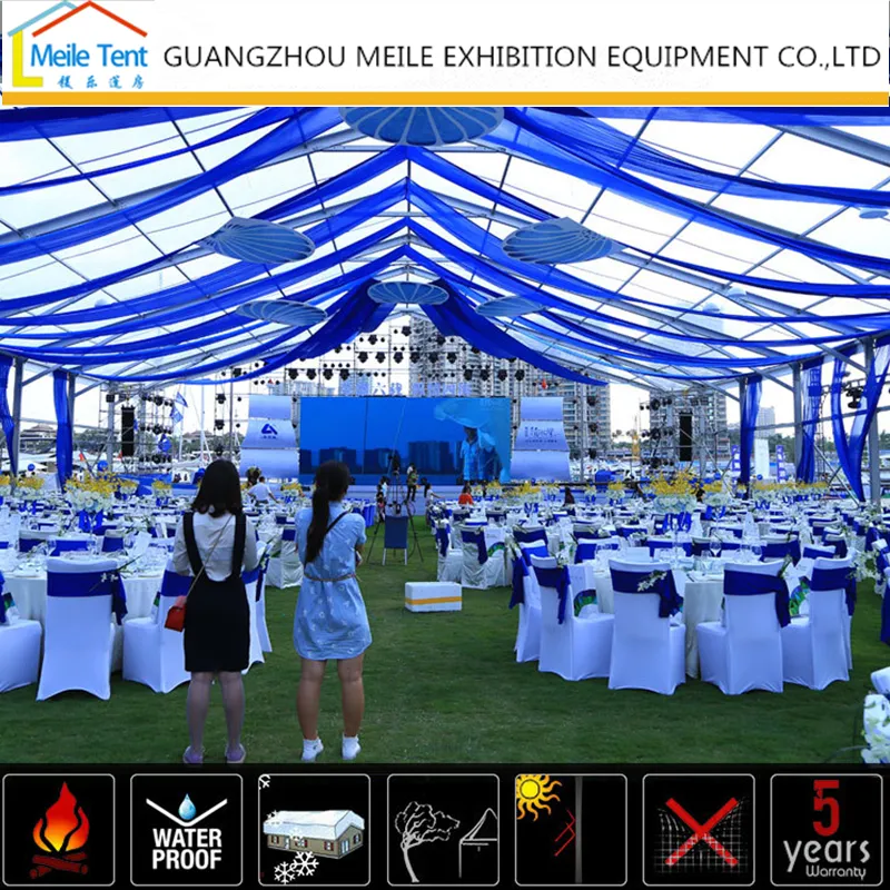 Assembly Transparent Party Tent, Semi-Permanent Tent (PVC cover)