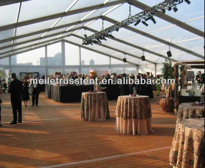 Assembly Transparent Party Tent, Semi-Permanent Tent (PVC cover)