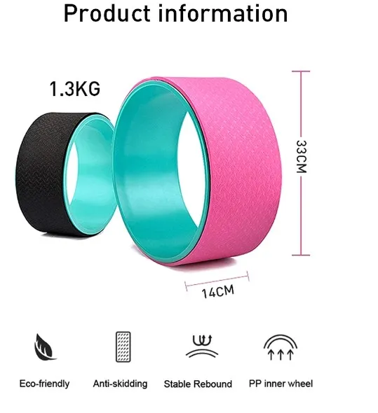 Back Stretcher Pilates Ring Durable Yoga Balance Wheel