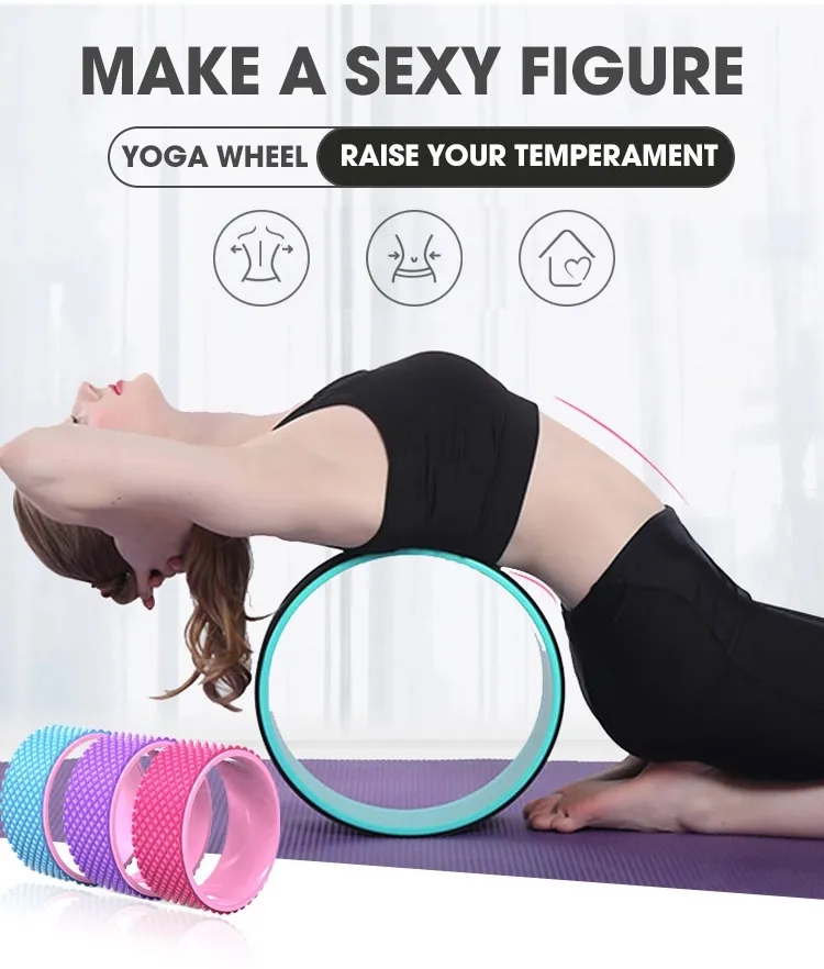 Back Stretcher Pilates Ring Durable Yoga Balance Wheel