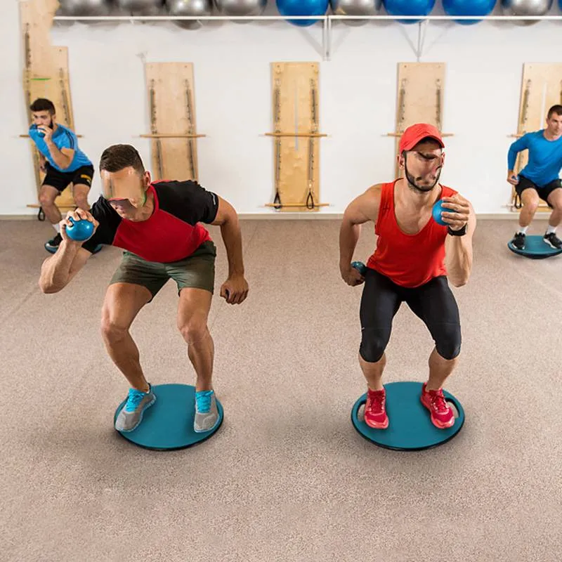 Balance Plate Taiji Plate Fitness Training Yoga Anti-Slip Sense Coordination Function Exercise Yoga Balance Board Plate Dance Esg13086