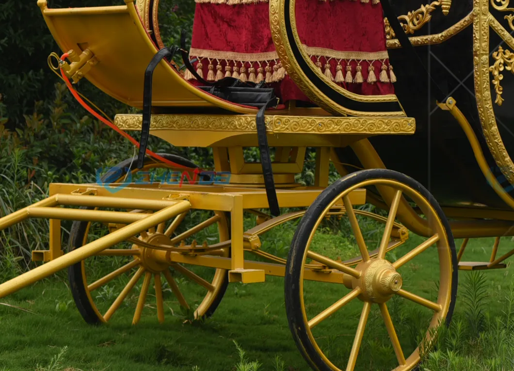 Best Selling Sightseeing Electric Marathon Royal Horse Carts/Horse Wagon/Horse Carriage for Sale