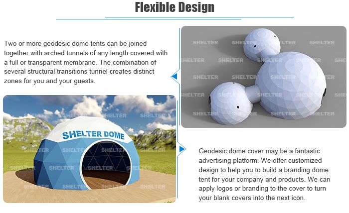 Big Size Design Geodesic Dome for Educational Children School Activities