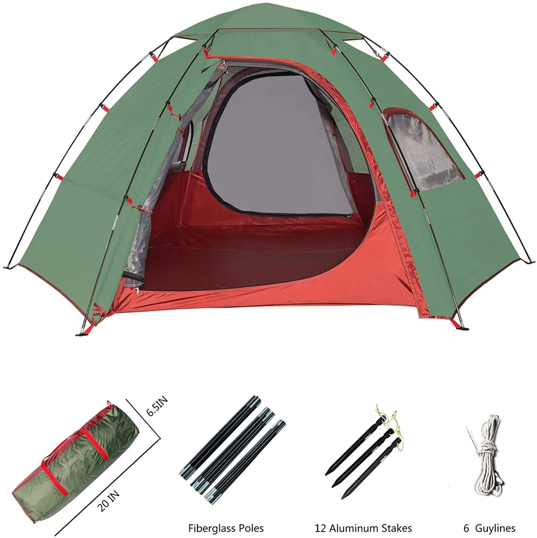 Camping Outdoor Tent Setup Easy Family Durable Tent
