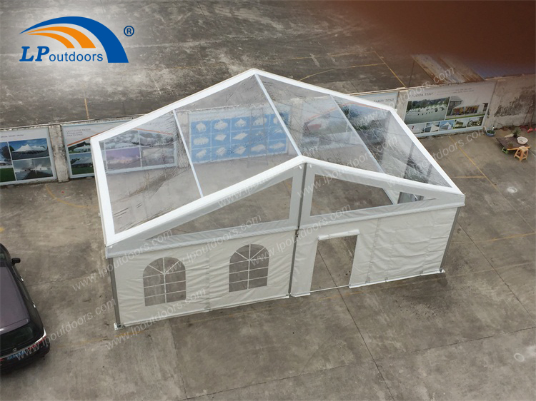 Clear Roof Cover and Sidewall Wedding Tent