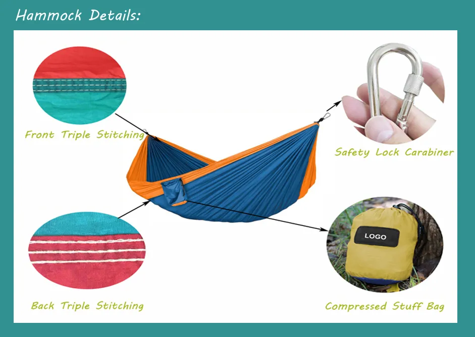 Compact Potable Hiking Pocket Hammock