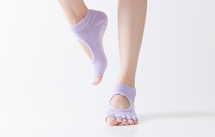 Cotton Yoga Sports Exercise Stretch Socks