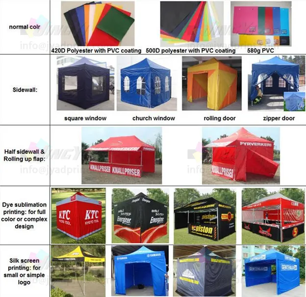 Custom Print folding POP up exhibition/Fair Show Fullcolor Print Outdoor Advertising/party/Tradeshow Folding Popup Canopy Event Display tent marquee gazebo