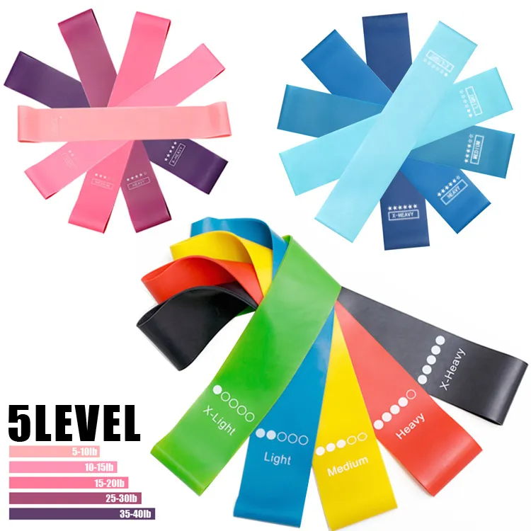 Custom Logo Colorful 3PCS Set Anti-Slip Stitching Squat Belt Woven Thigh Training Resistance Bands