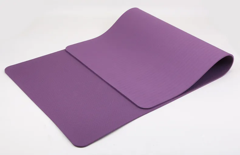 Custom Logo Folding TPE Eco Friendly 8mm Thick Durable Non Slip Yoga Mat