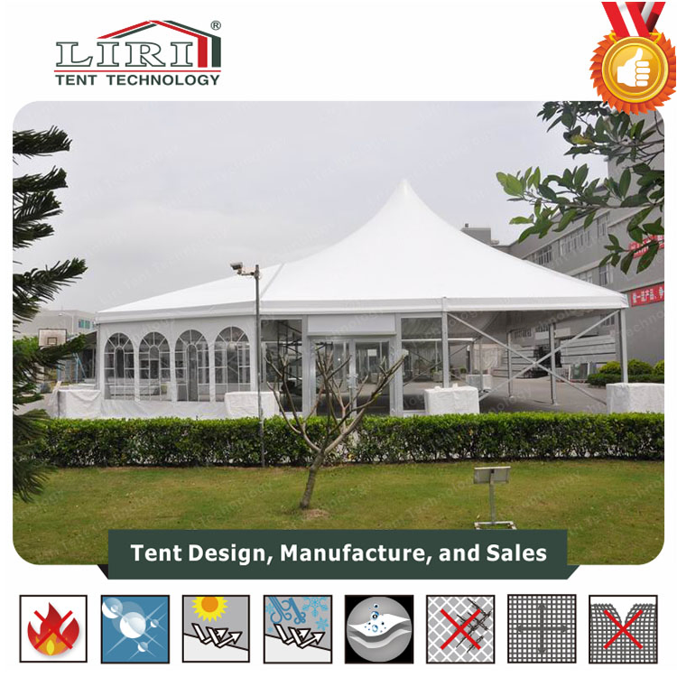 Custom Made High Peak PVC Tent for Hotel