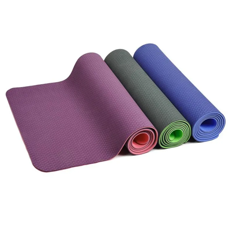 Customized Logo TPE Exercise Pad Yogi Aerobics Pilates Gym Yoga Mat
