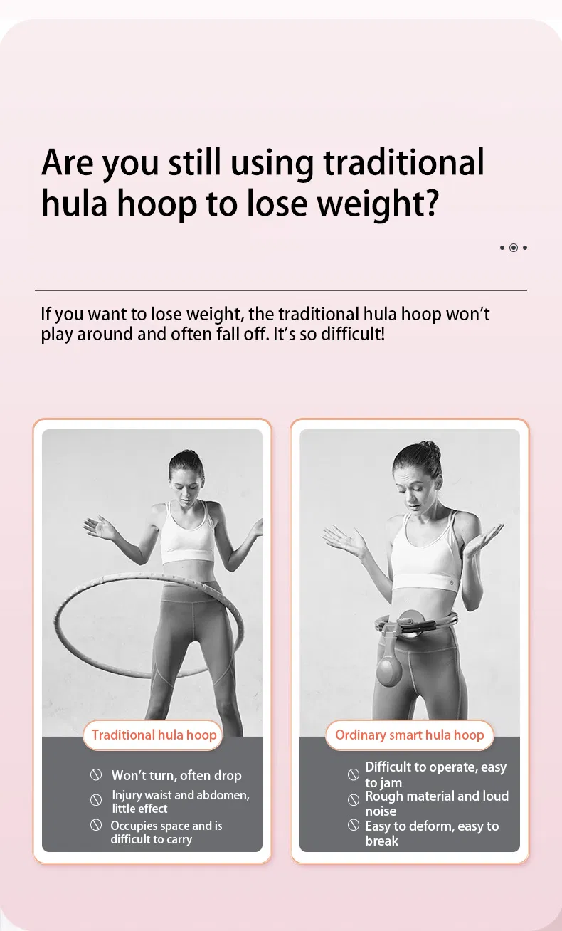 Detachable Exercise Fitness Ring Smart Hula Hoop
