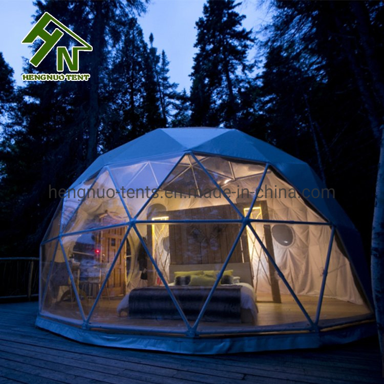 Diameter 6m Winter Luxury Glamping Hotel Outdoor Dome Camping Tent