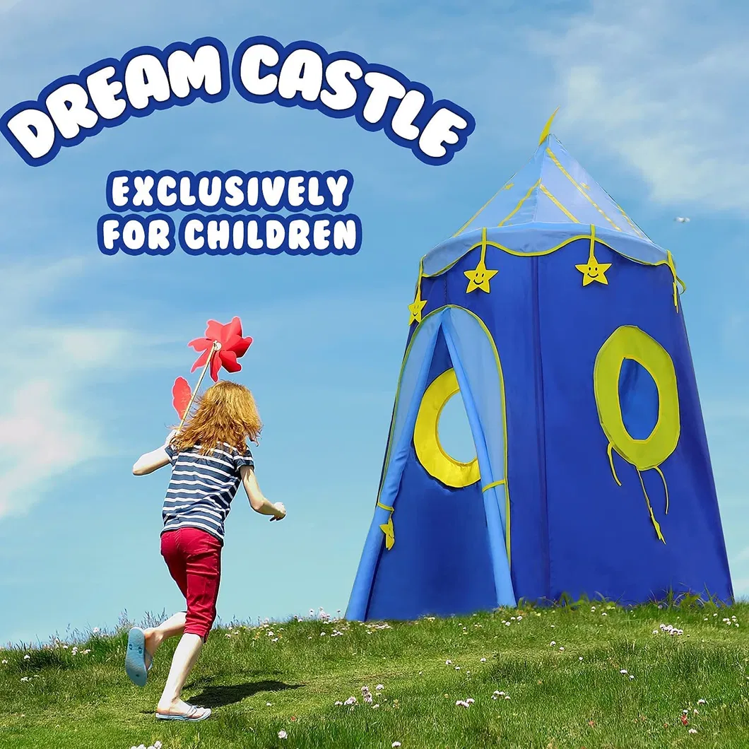 Durable 420d Oxford Fabric Pink Children Sleep Toy Tents for Kids Christmas Gifts