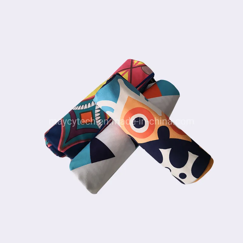 Durable Anti Sand Microfiber Workout Beach Travel Yoga Mat Towel