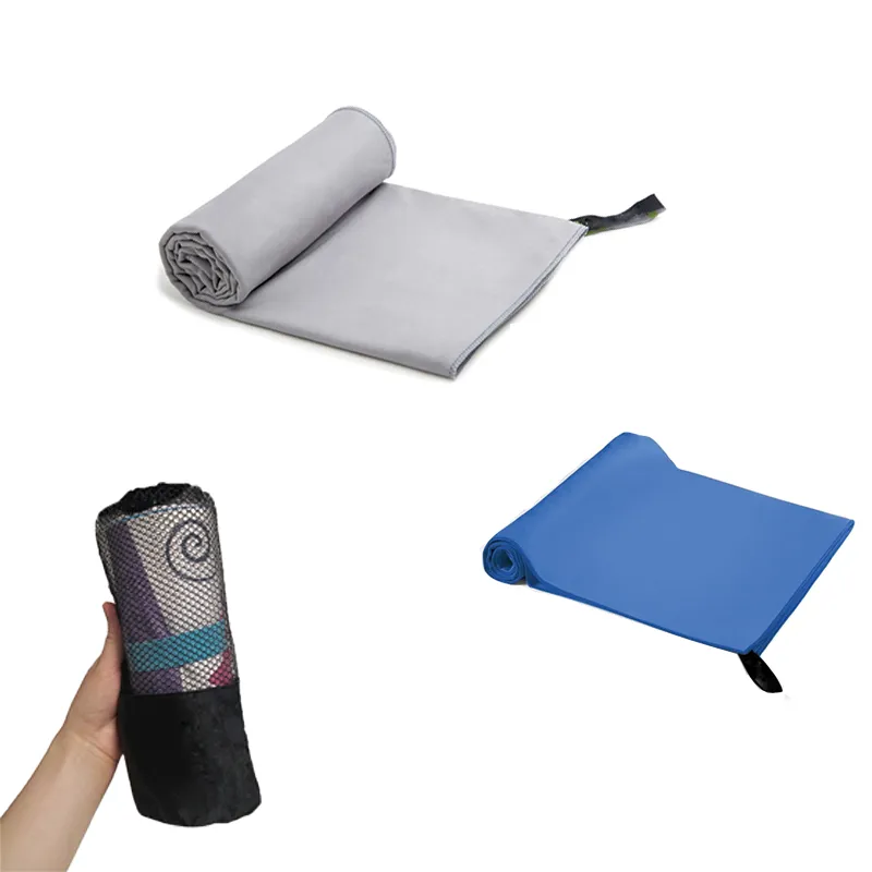 Durable Anti Sand Microfiber Workout Beach Travel Yoga Mat Towel