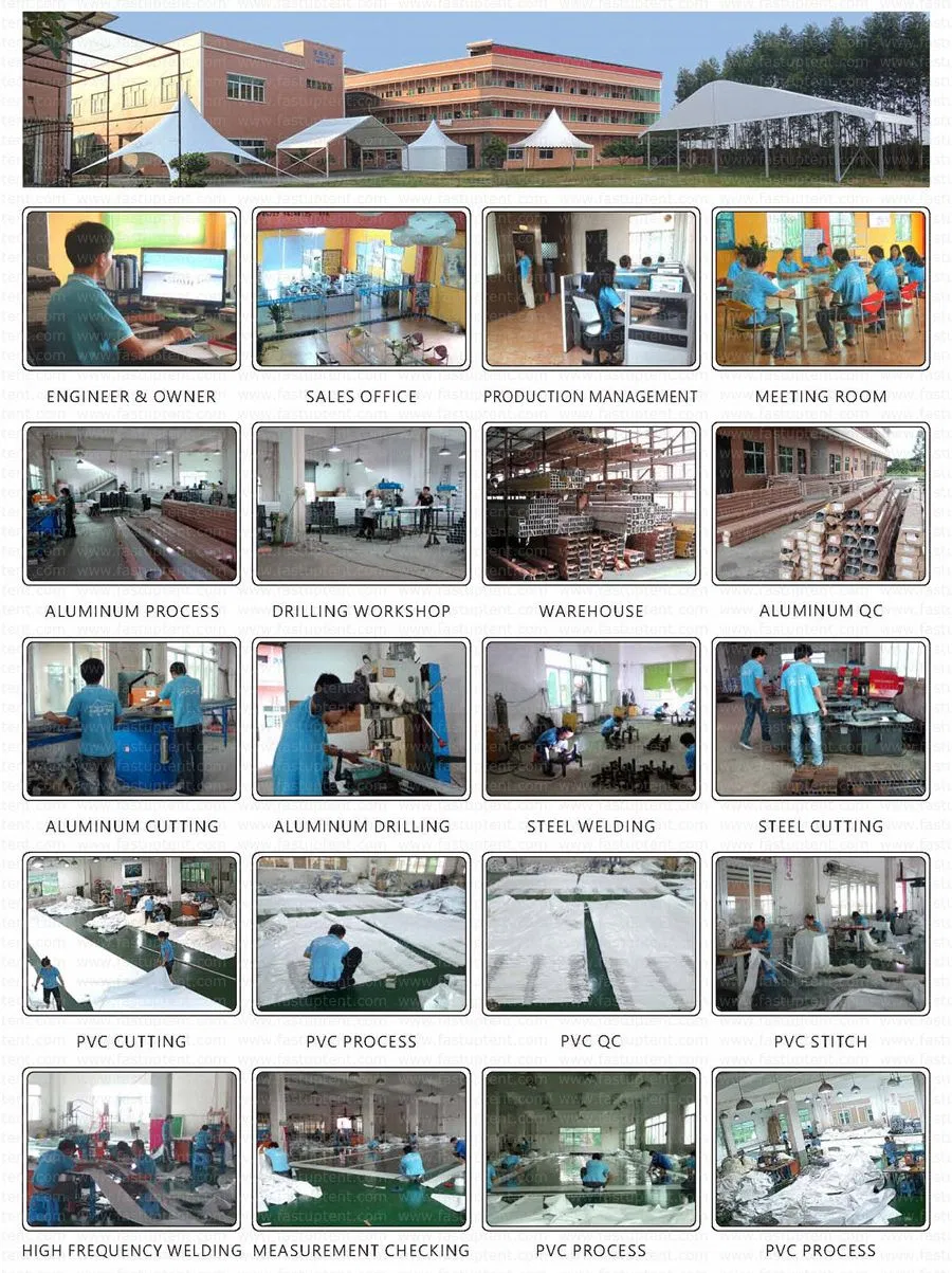Durable Double Deck Tent with Glass Wall ABS Walls