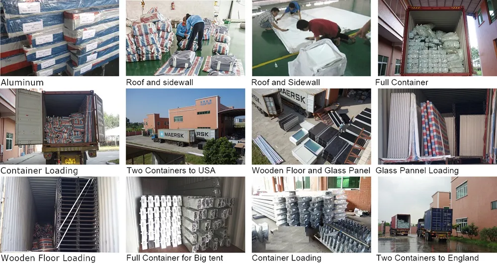 Durable Double Deck Tent with Glass Wall ABS Walls
