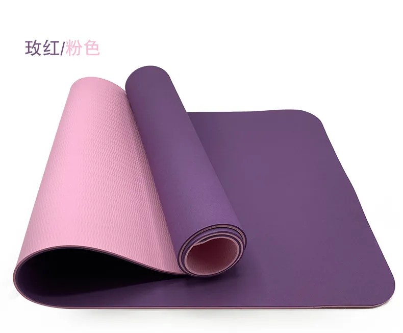 Durable Double-Sided Non-Slip Waterproof TPE Yoga Mat