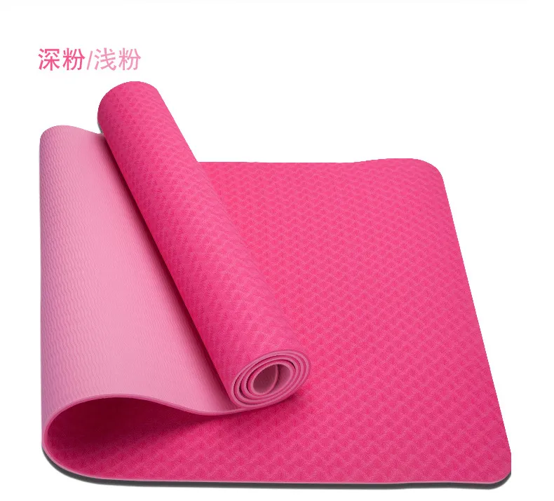 Durable Double-Sided Non-Slip Waterproof TPE Yoga Mat