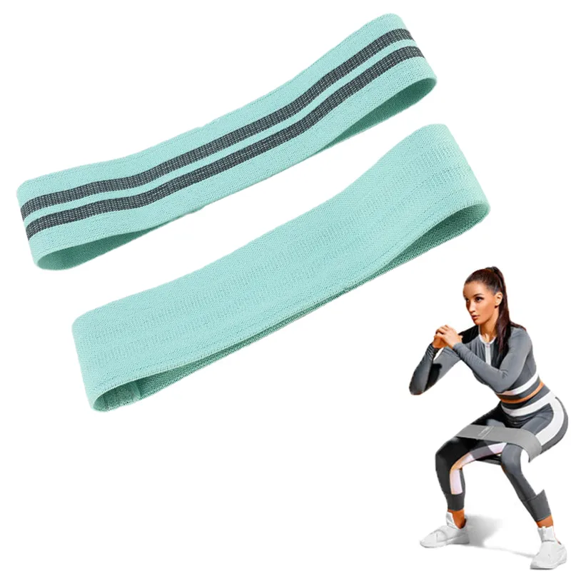 Durable Fabric Cotton Yoga Resistance Bands Exercise Fitness Booty Bands of 3 Levels