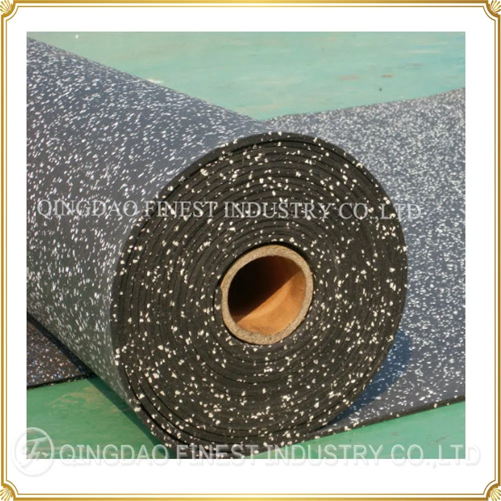 Durable Fitness EPDM Rubber Gym Mat Flooring Roll
