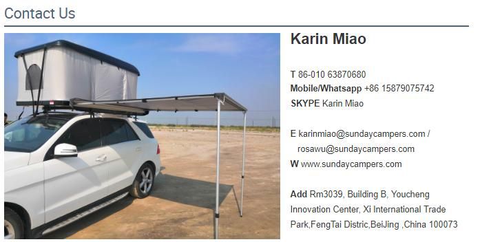 Durable Polyester Canvas Car Roof Tent