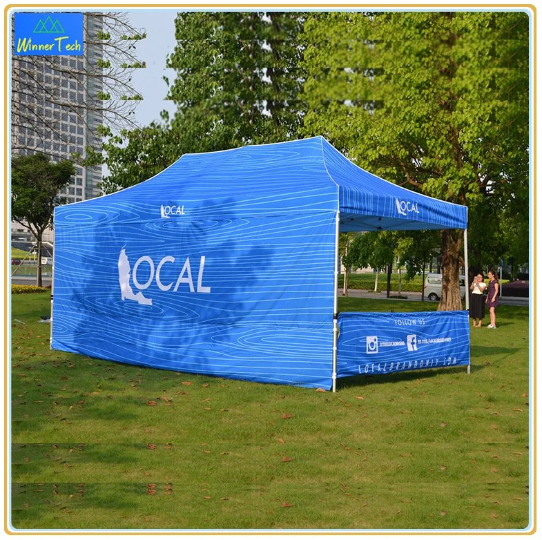 Easy up Customized Outdoor Canopy Promotion Pop up Folding Tent with Window with Sidewall -W00076