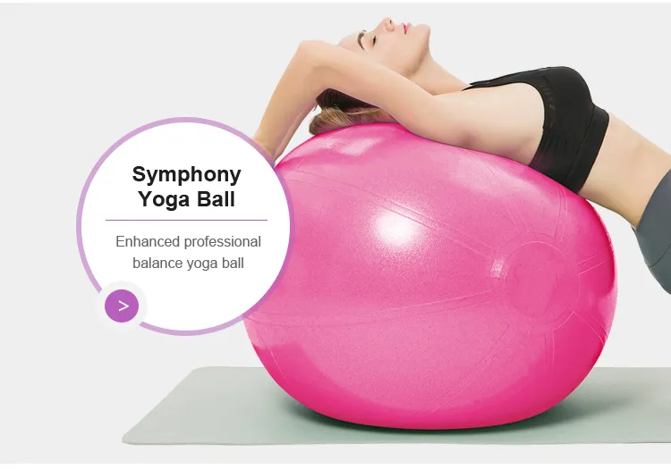 Eco-Friendly Gymnastics Fitness Equipment 55cm 65cm 75cm PVC Yoga Ball