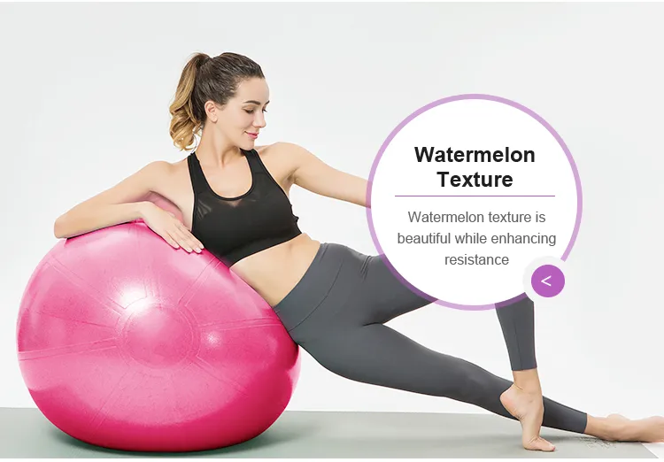 Eco-Friendly Gymnastics Fitness Equipment 55cm 65cm 75cm PVC Yoga Ball