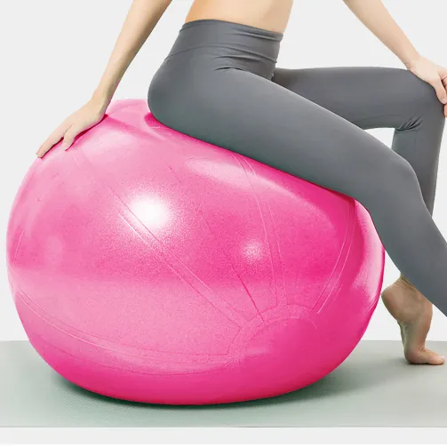 Eco-Friendly Gymnastics Fitness Equipment 55cm 65cm 75cm PVC Yoga Ball
