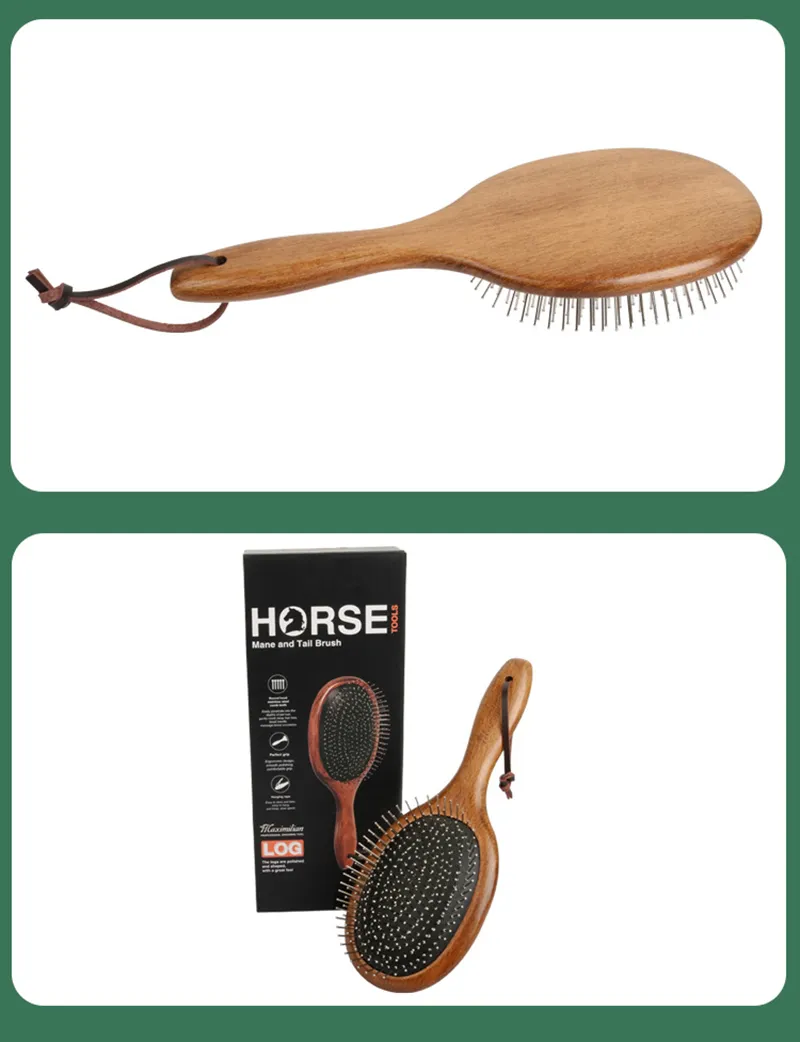 Equestrian Supplies Horse Comb Horsetail Comb Horsehair Cleaning and Care Tools Pet Supplies Equestrian Supplies Horse Comb