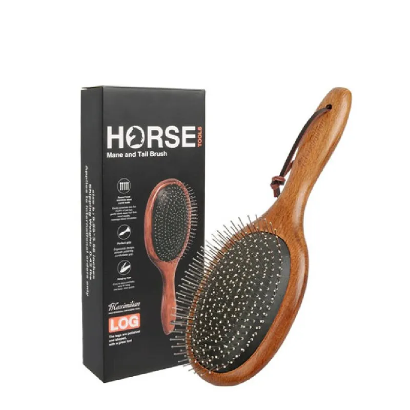 Equestrian Supplies Horse Comb Horsetail Comb Horsehair Cleaning and Care Tools Pet Supplies Equestrian Supplies Horse Comb